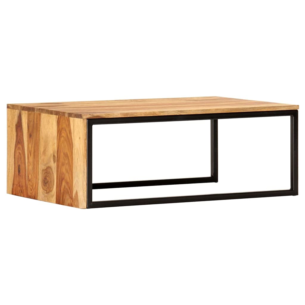 2 pcs Solid Sheesham Wood Nesting Coffee Table X333