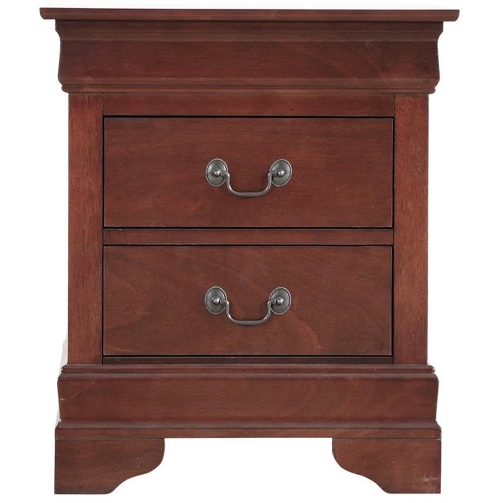 Cherry 2 Drawer Nightstand T201691