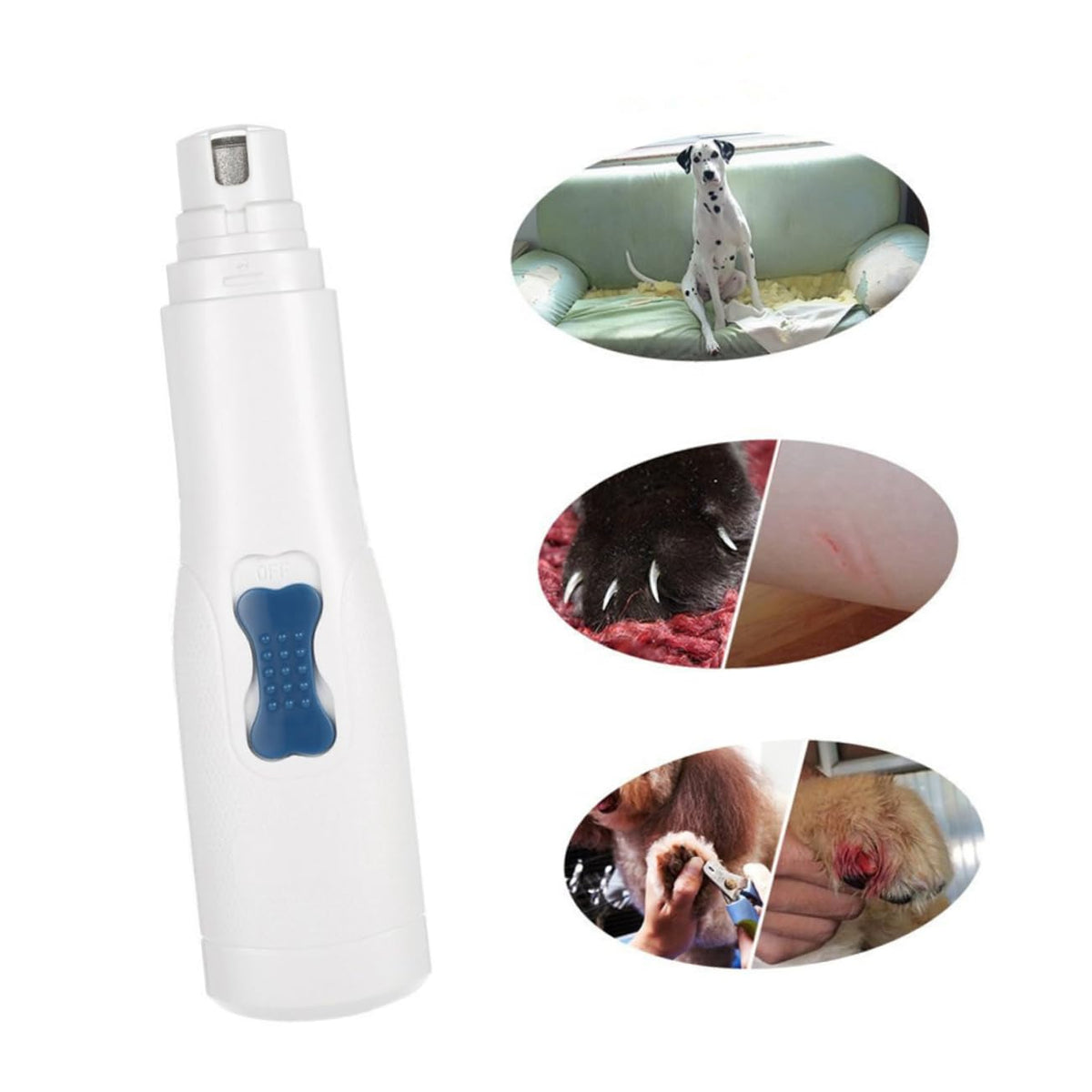 Dog Nail Grinder Electric Pet Nail Clipper Y8644