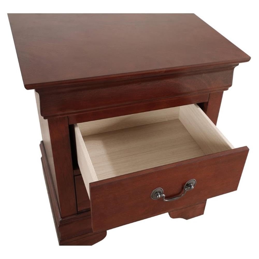 Cherry 2 Drawer Nightstand T201691