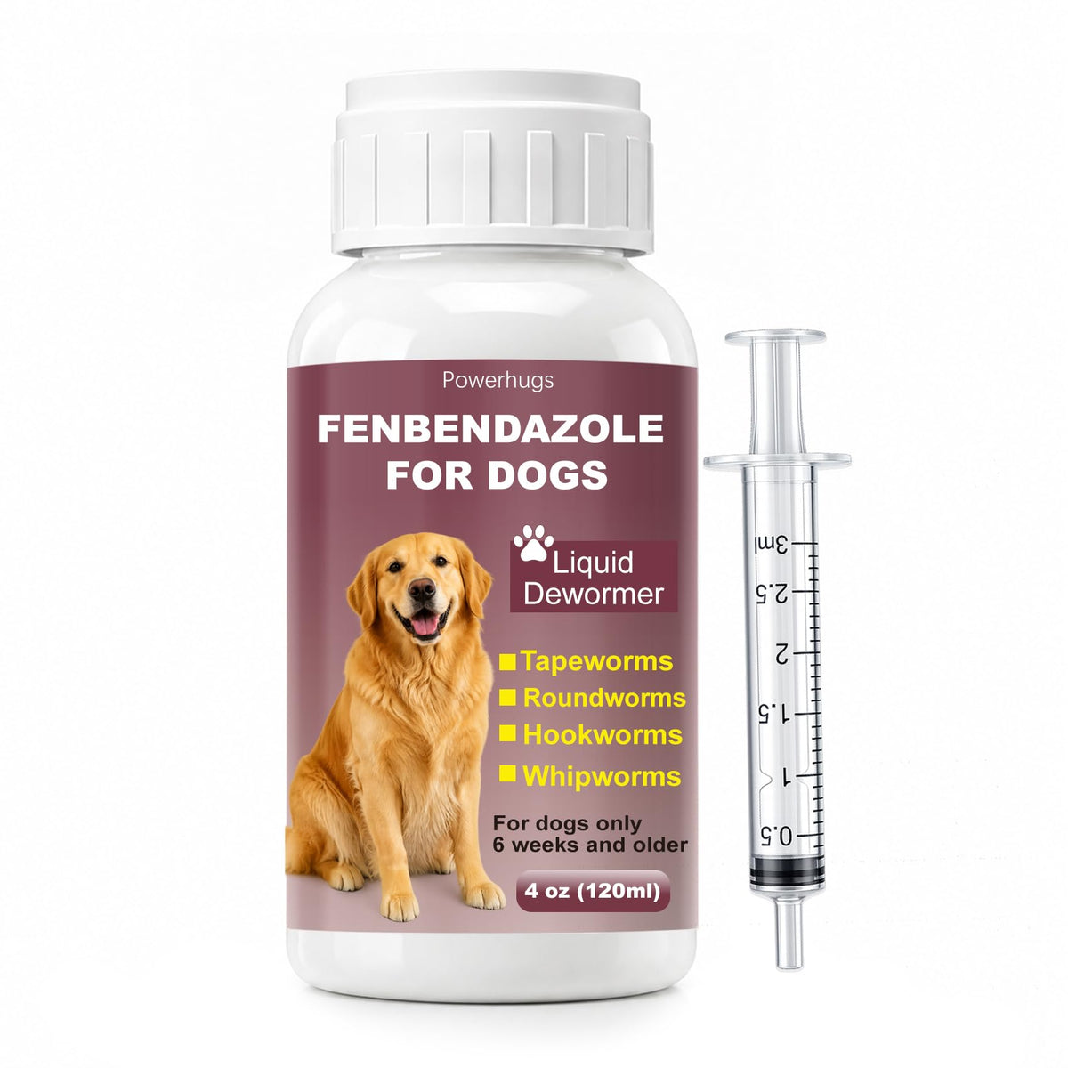 Dog Dewormer for Tapeworms, Roundworms, Hookworms and Whipworms N301