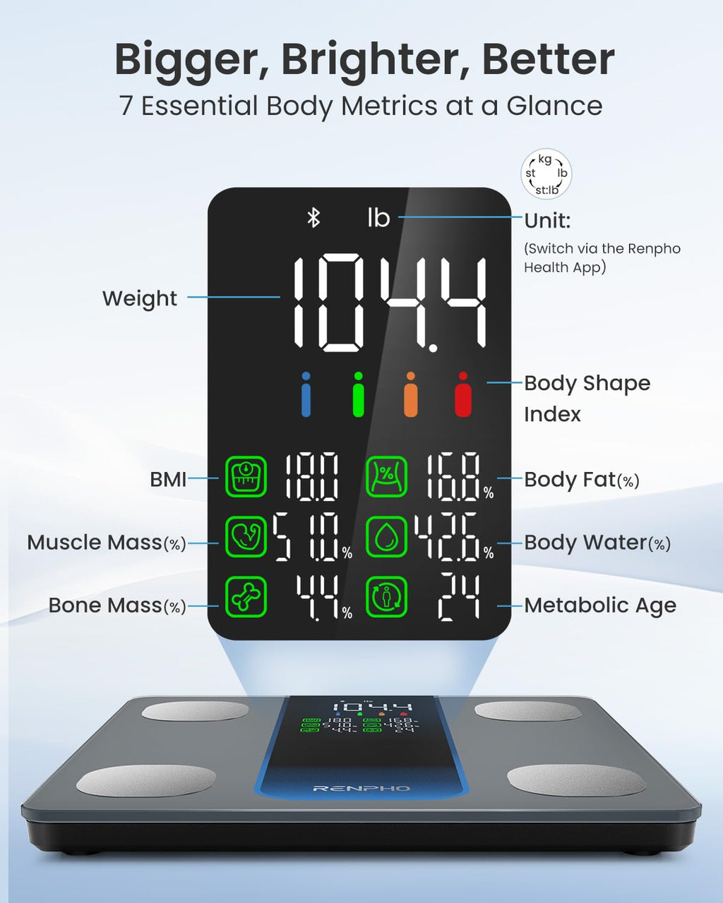 Smart Body Weight Scale K2181