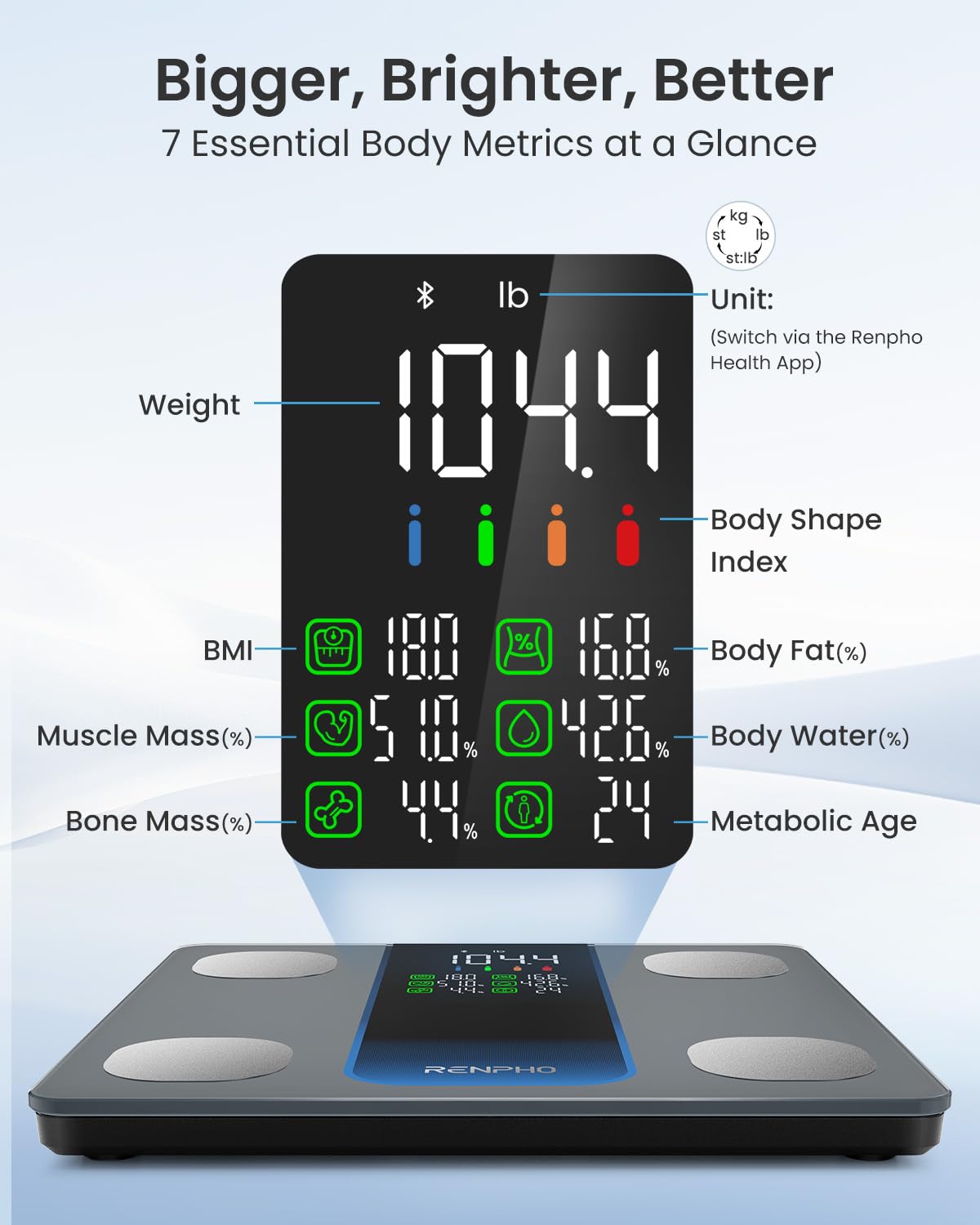Smart Body Weight Scale K2181