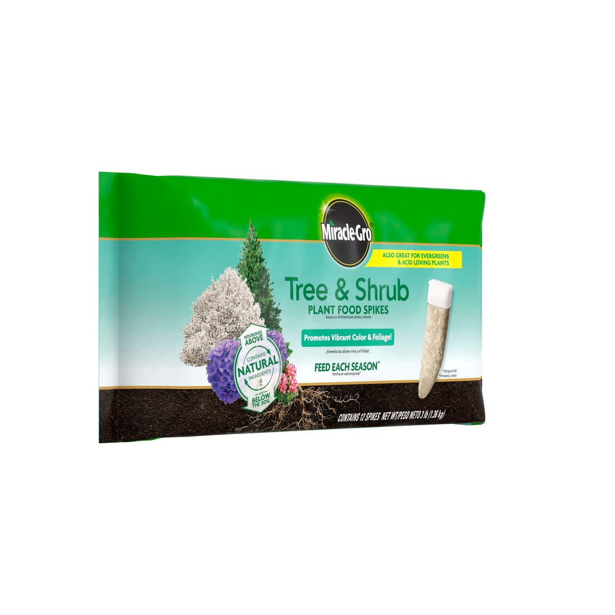 Tree & Shrub Plant Food Spikes 12 Spikes 2-Pack X498