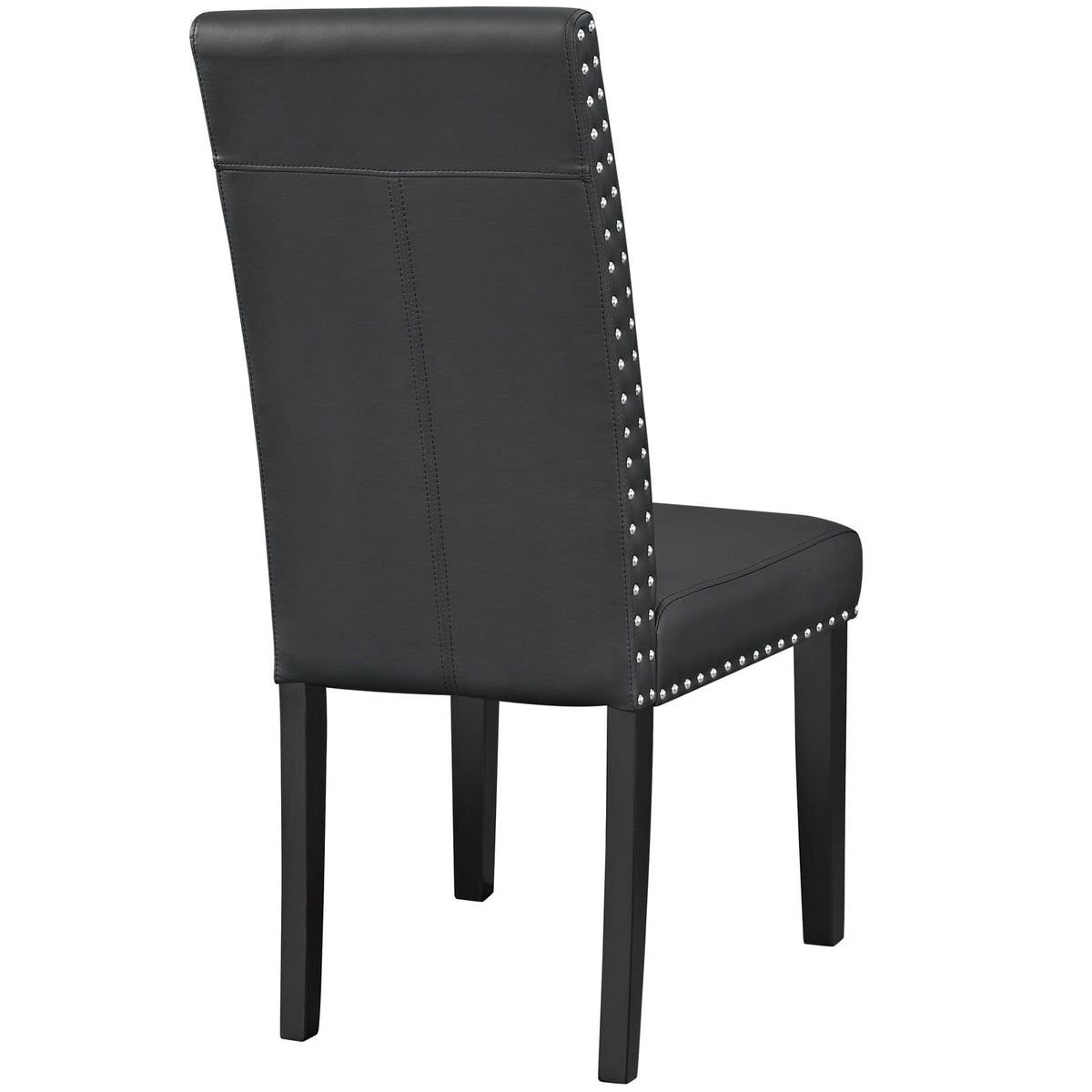 Black Faux Leather Dining Chair O2700
