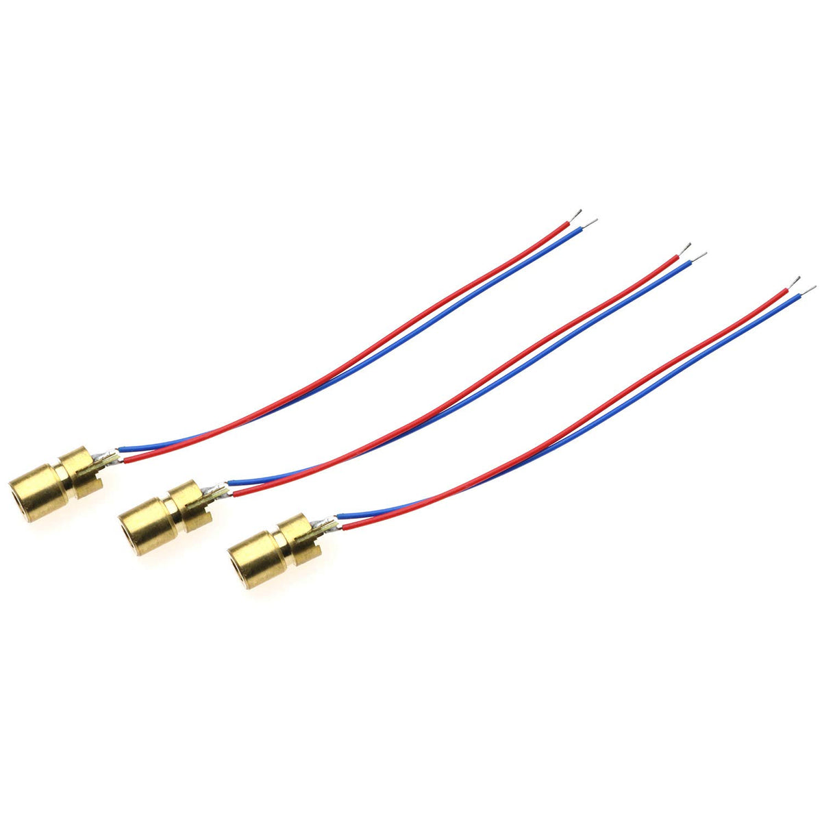 10-Pack 3.3V 650nm Mini Red Laser Dot Diode Module 6mm 5mW J662
