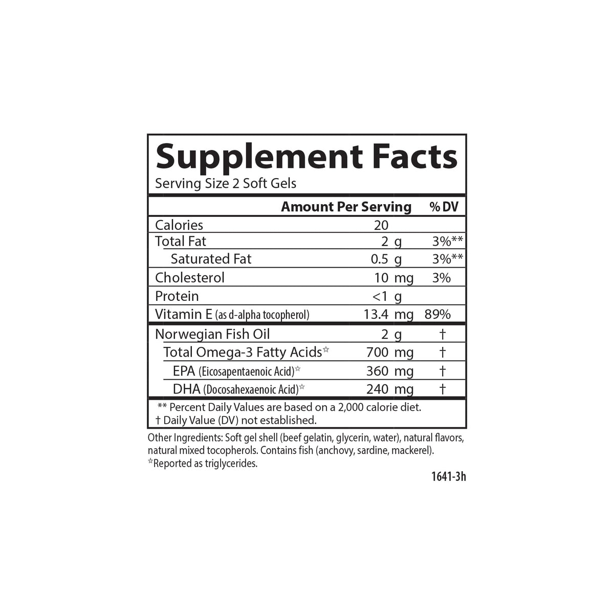 Fish Oil 700 mg Omega-3s Orange 120 Softgels R372436
