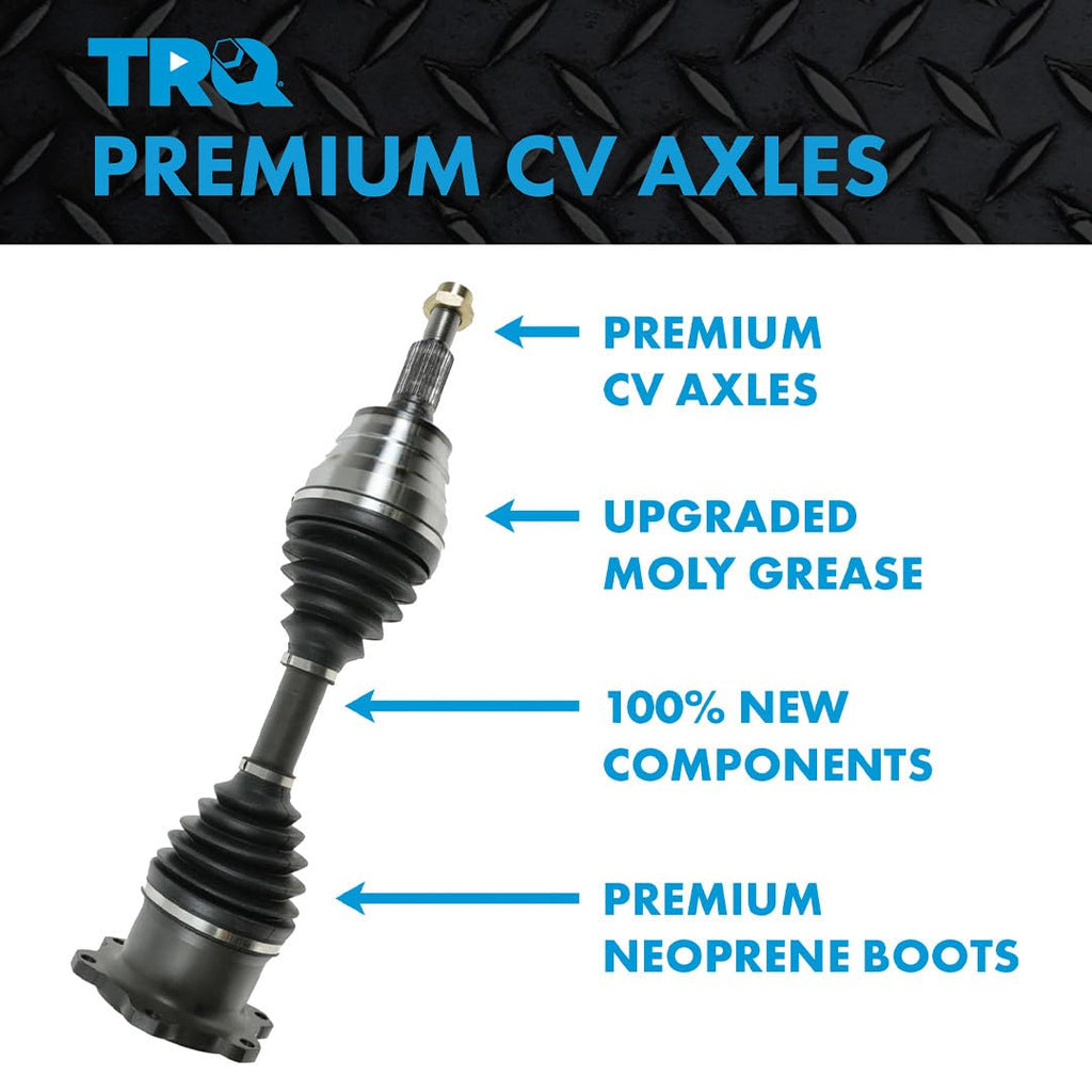 Front 2 Piece CV Axle Shaft Assembly Set K280