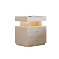 3-Drawer LED Nightstand with Light C2691