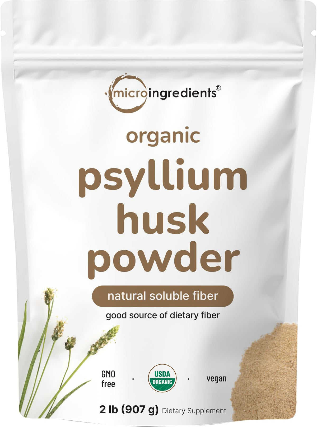 Organic Psyllium Husk Powder 2lbs N76395