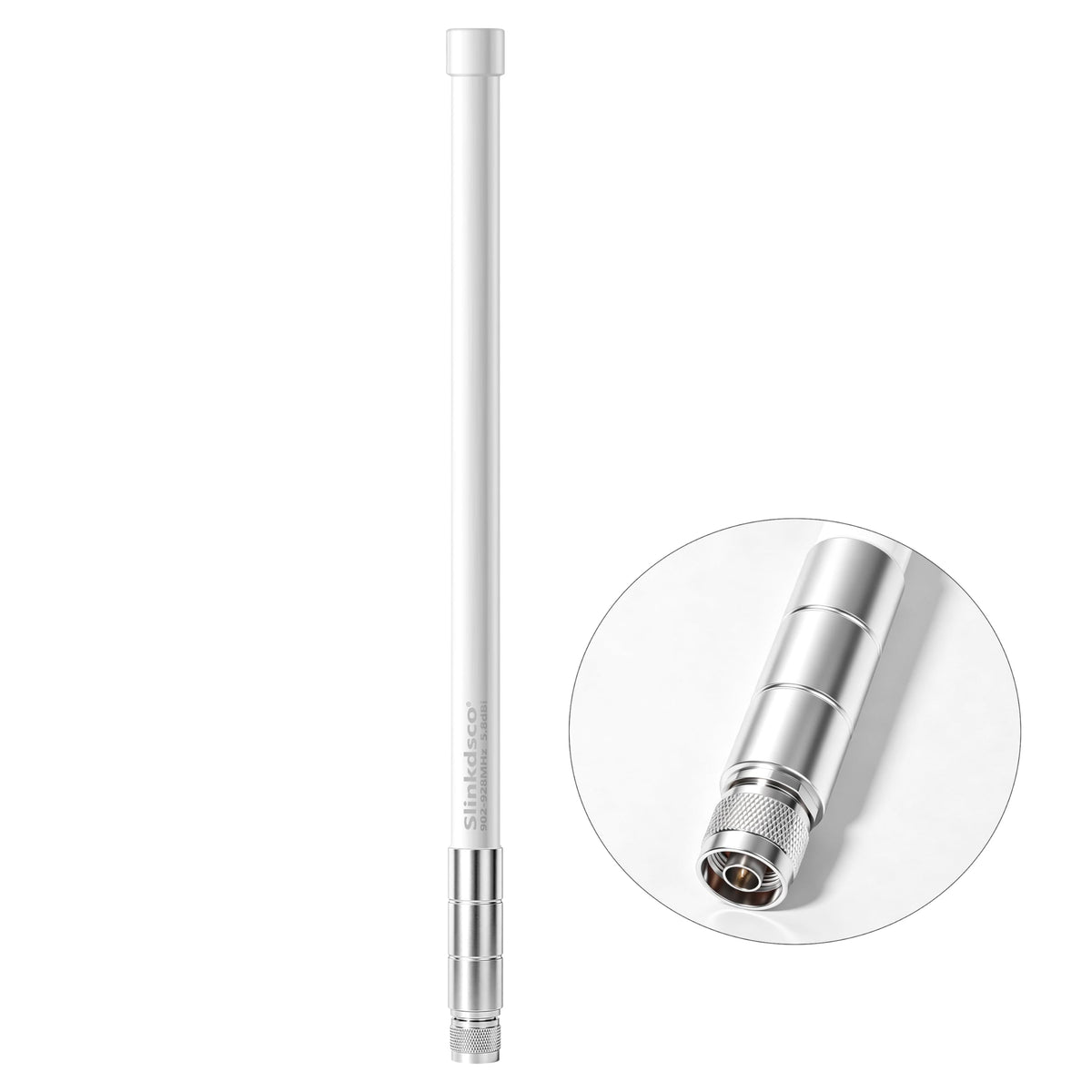 Waterproof 5.8dBi 915MHz Fiberglass Antenna with 20Ft Extension Cable H884
