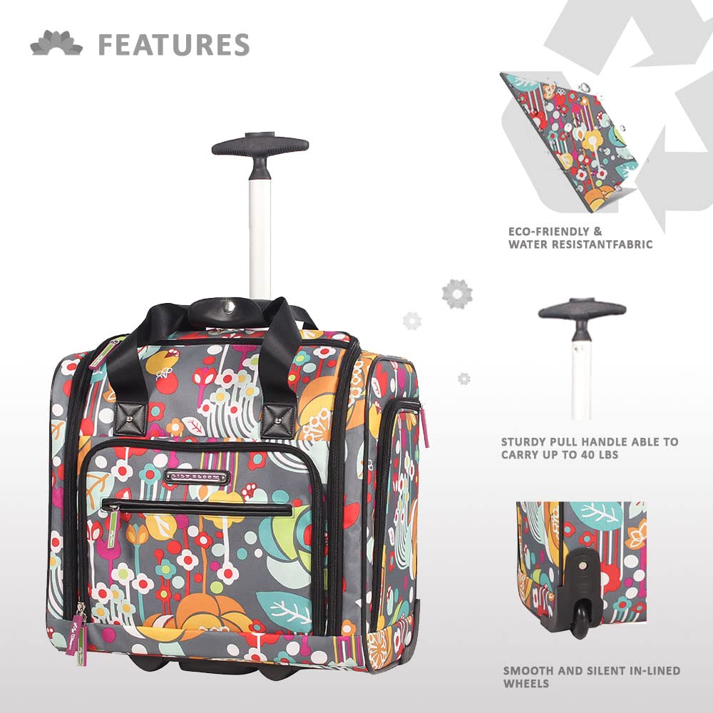 15 Inch Carry On Rolling Wheels Suitcase K272957