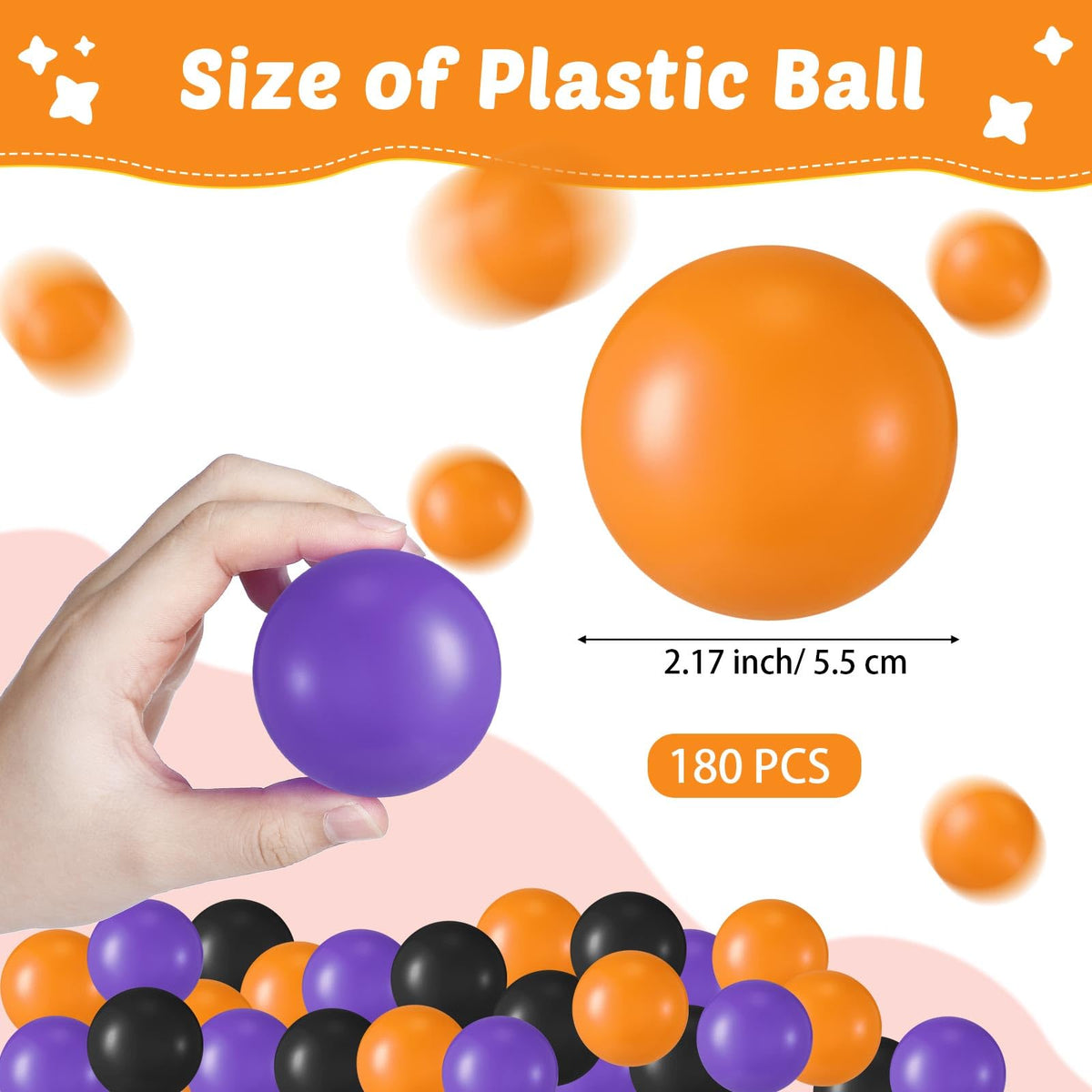 300 Pcs Soft Plastic Play Balls U570
