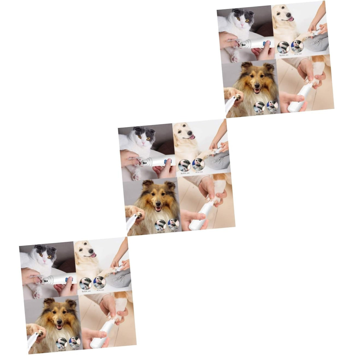 Dog Nail Grinder Electric Pet Nail Clipper Y8644