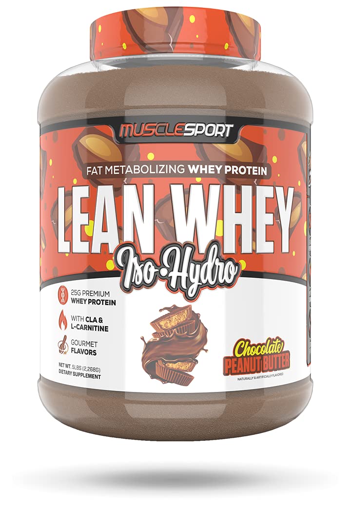 Whey Protein Isolate Powder 5lb Chocolate Peanut Butter X2487