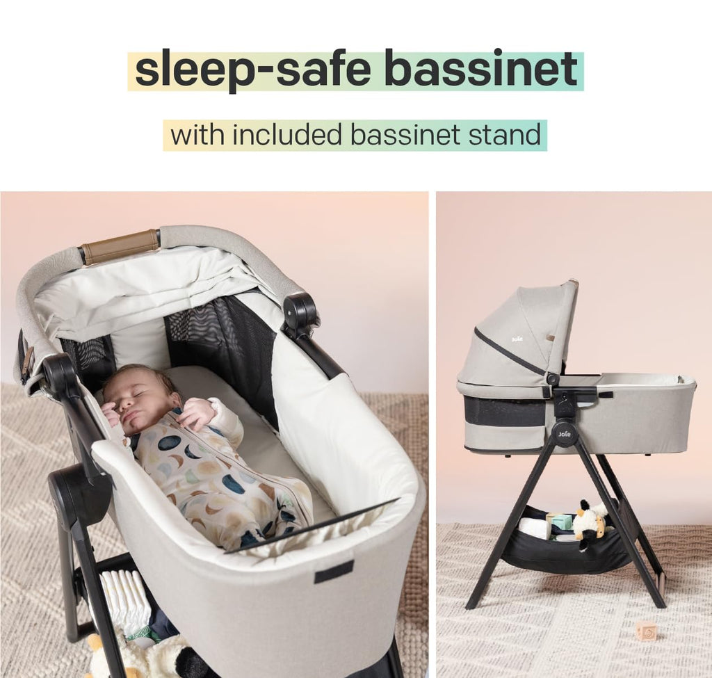 4-in-1 Convertible Stroller & 2-in-1 Carry Cot B1638