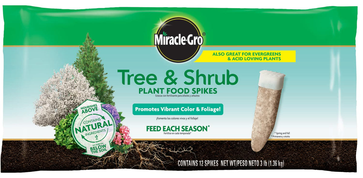 Tree & Shrub Plant Food Spikes 12 Spikes 2-Pack X498
