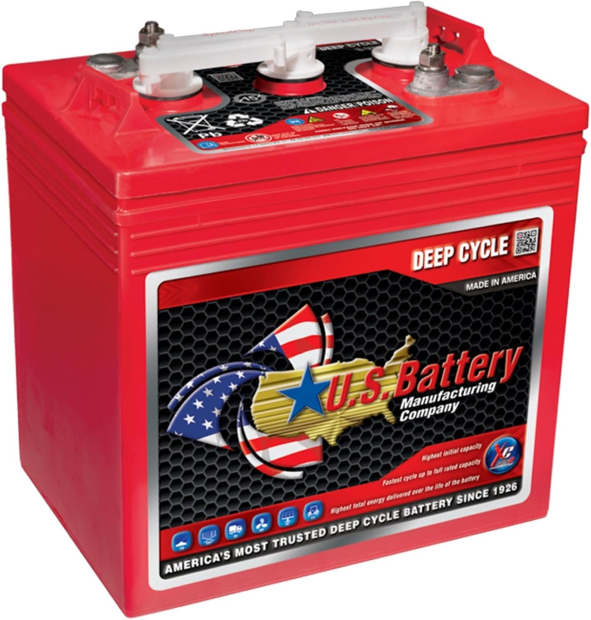 6V 240Ah Flooded Lead Acid Deep Cycle Battery x 4 P9935
