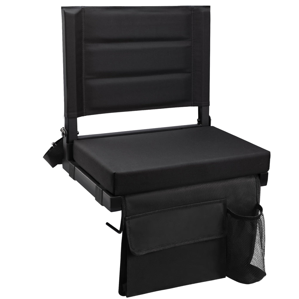 Bleachers Stadium Seat with Back Support and Cushion Q580297
