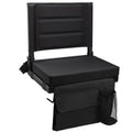 Bleachers Stadium Seat with Back Support and Cushion Q580297