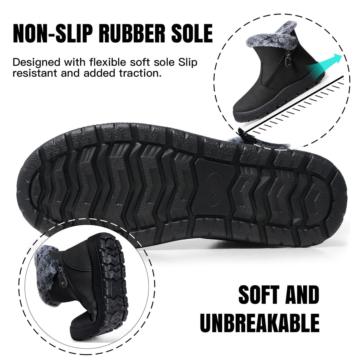 Winter Snow Boots for Women Z3758