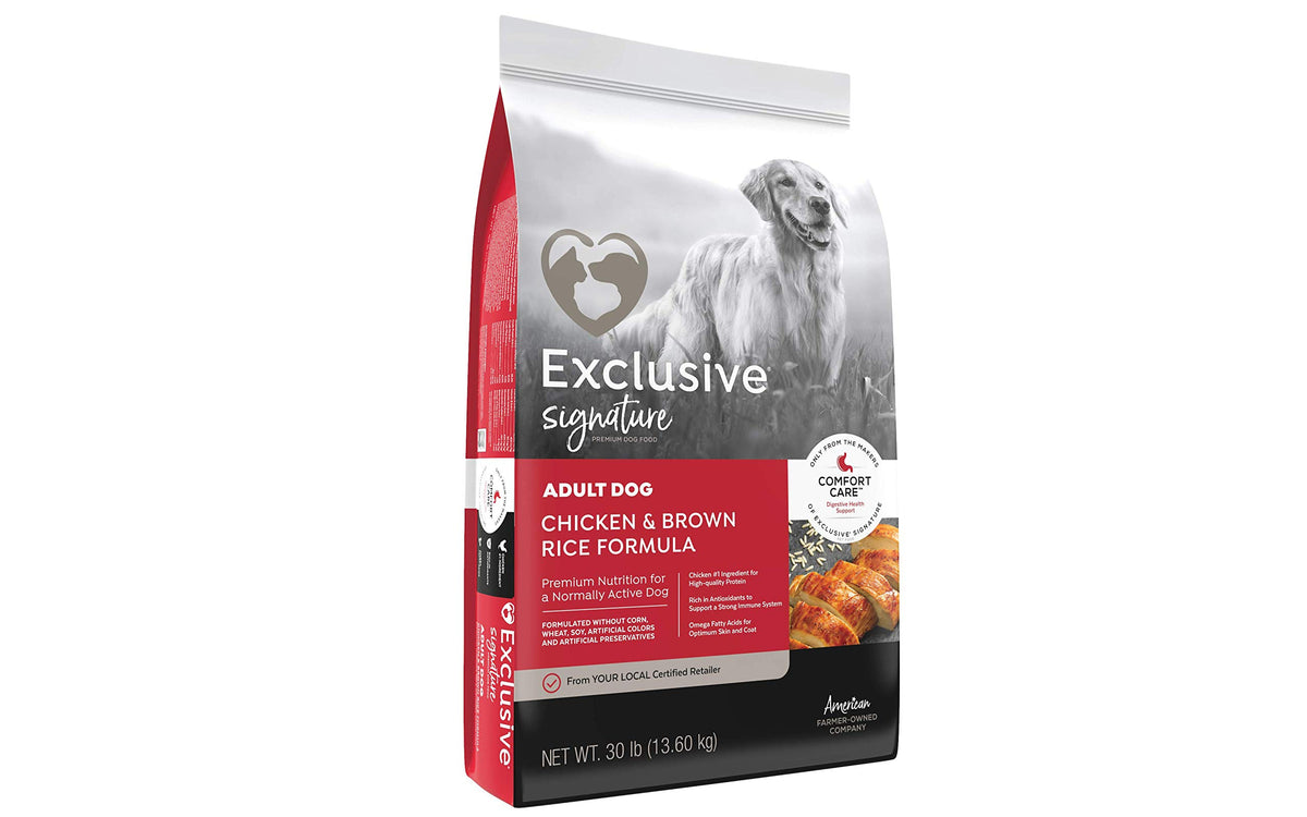 Chicken & Brown Rice Adult Dog Food 30 lb Bag P568