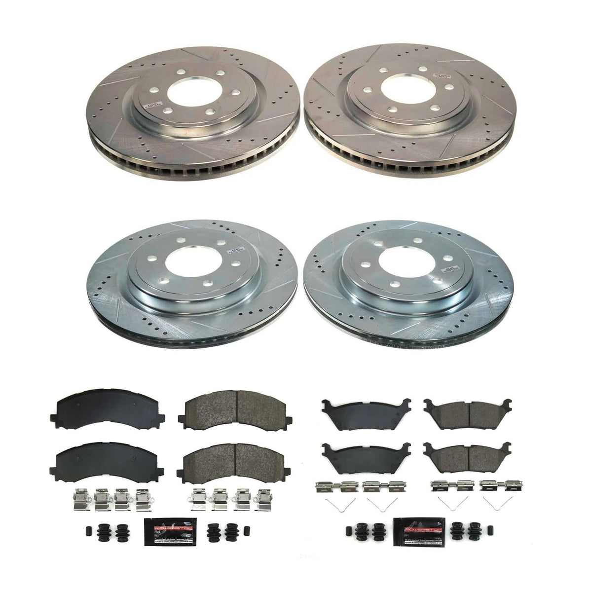 Brake Pad & Rotor Kit Front & Rear G967095