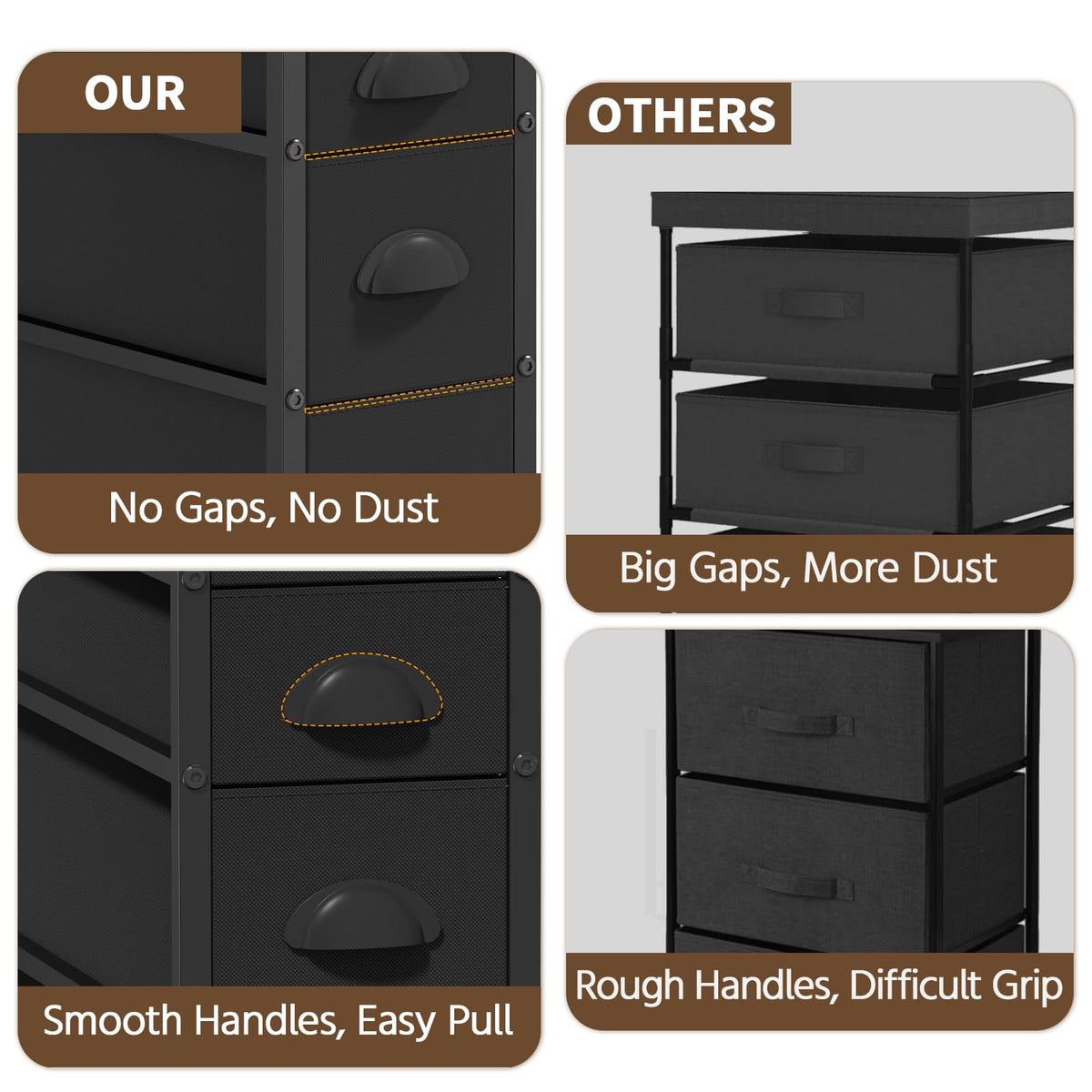 Black Narrow Storage Cabinet L27945
