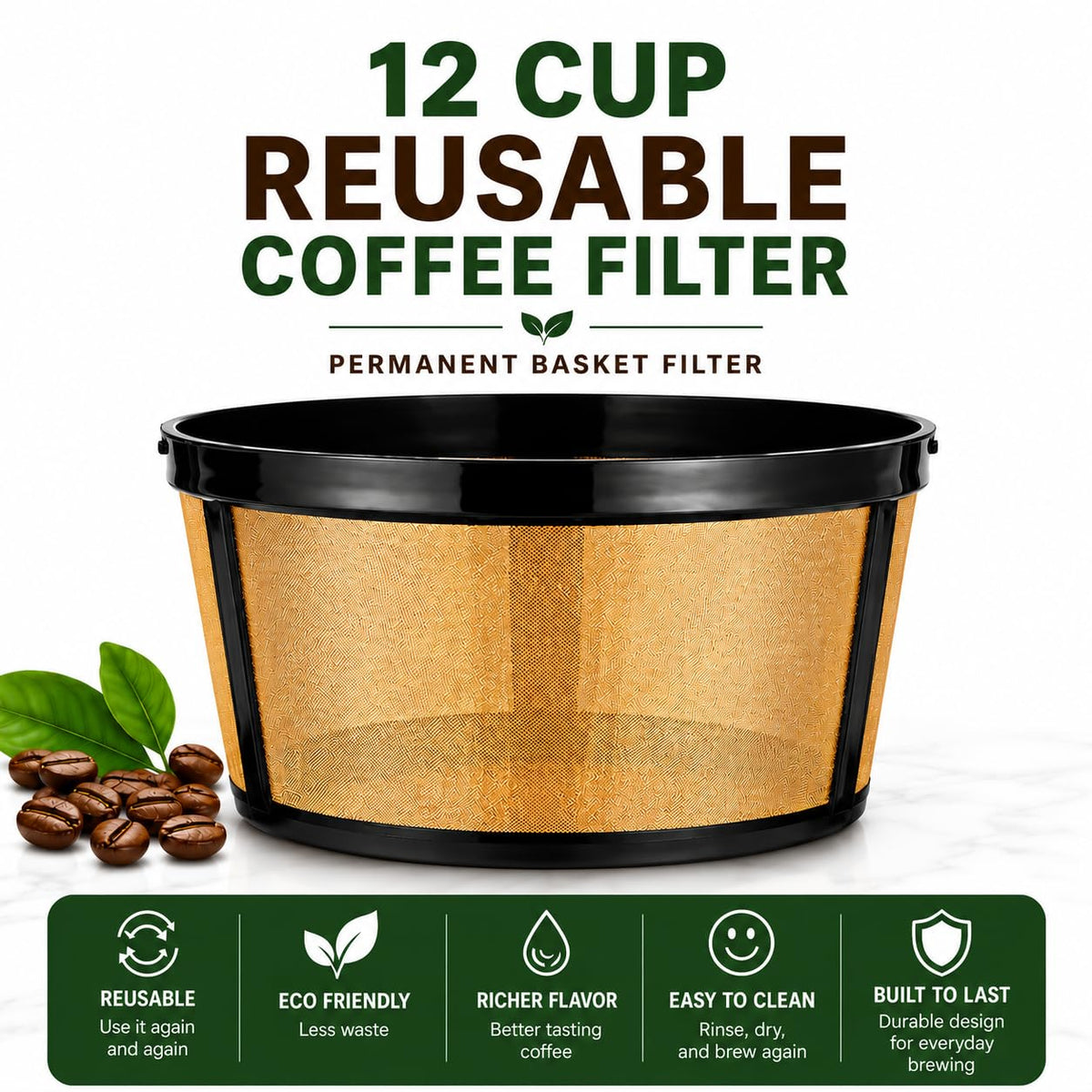 12 Cup Reusable Coffee Filter X440503