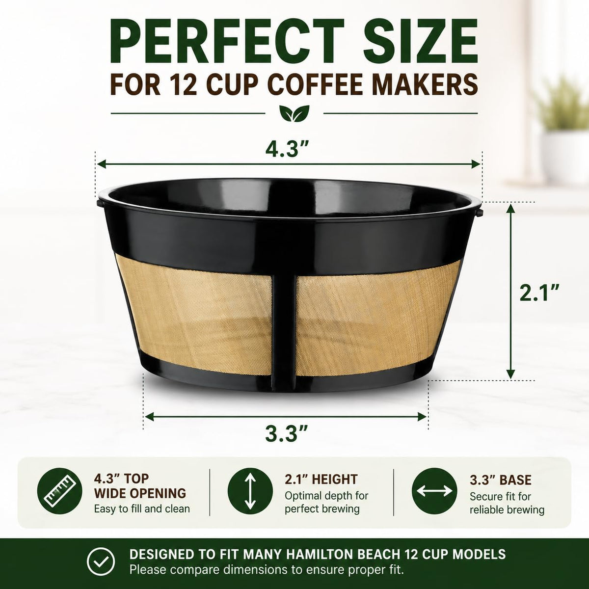 12 Cup Reusable Coffee Filter X440503