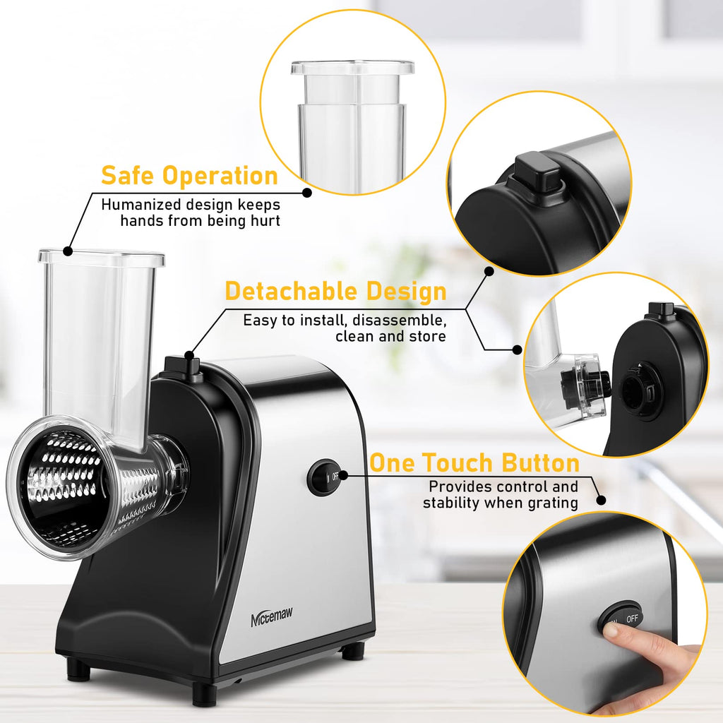 Electric Vegetable Cutter 500 W with 5 Cutting Drums O367877