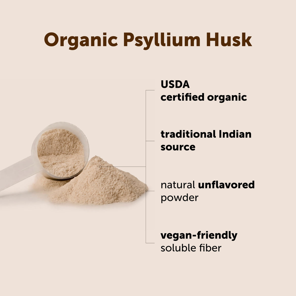 Organic Psyllium Husk Powder 2lbs N76395