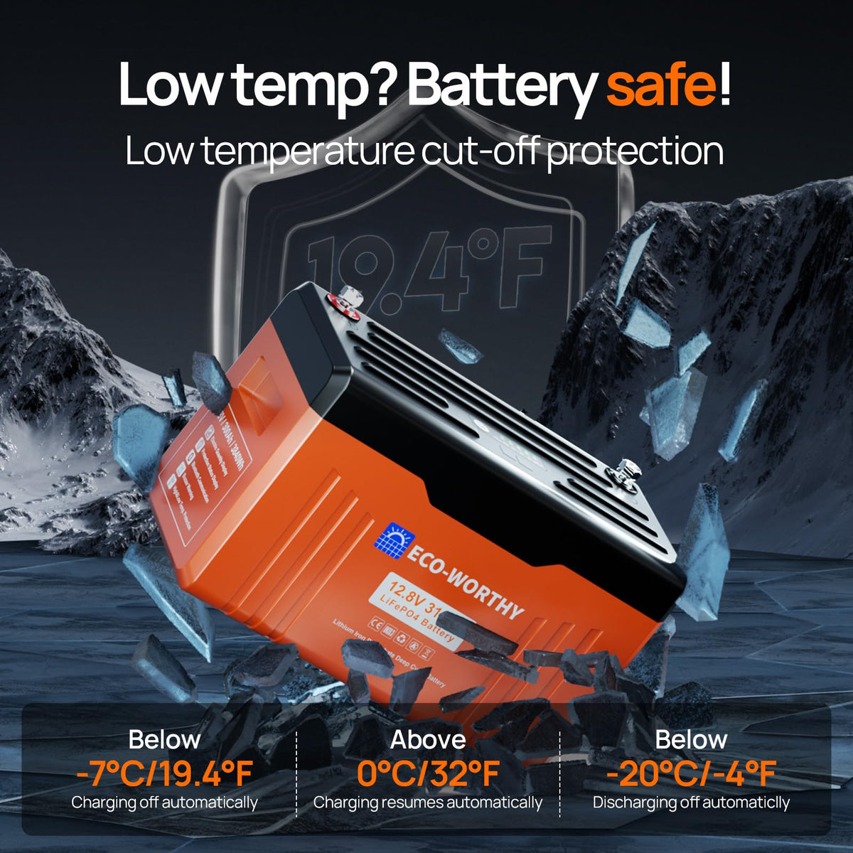 12V 314AH LiFePO4 Lithium Battery with Bluetooth V658