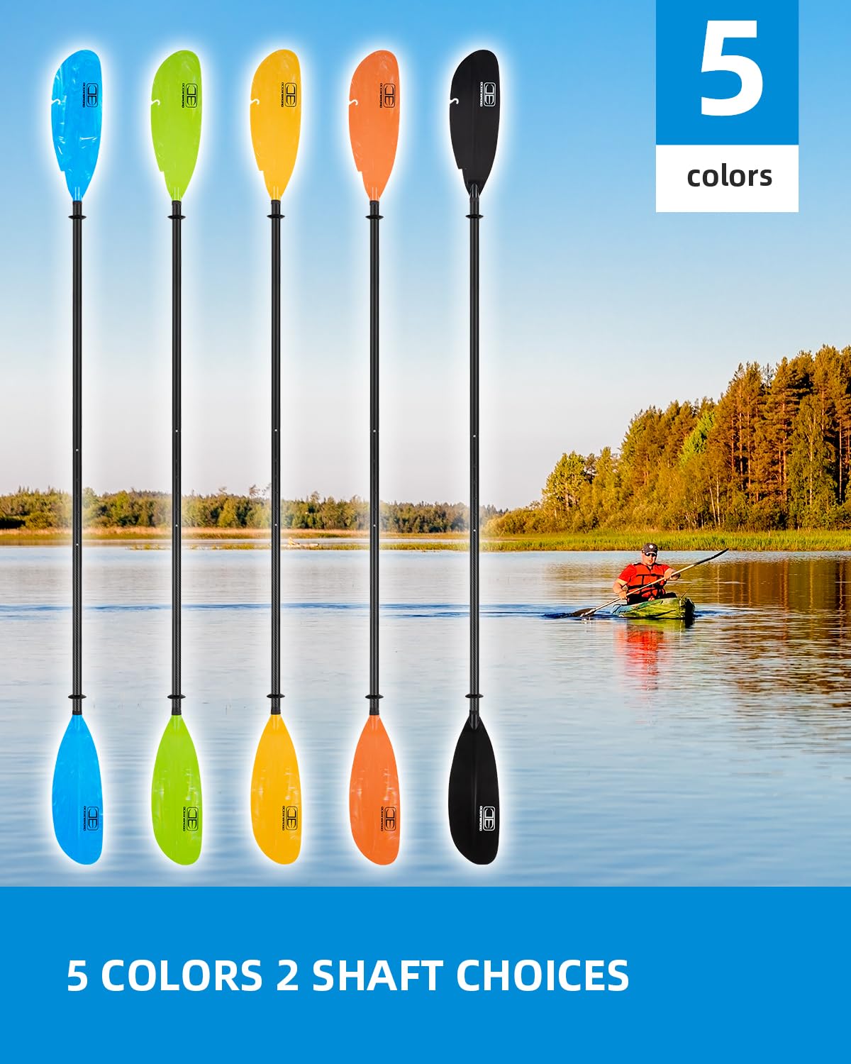 Adjustable Carbon Fiber Kayak Paddle X849059