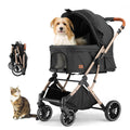 4-Wheel Pet Stroller with Reversible Handle C714477