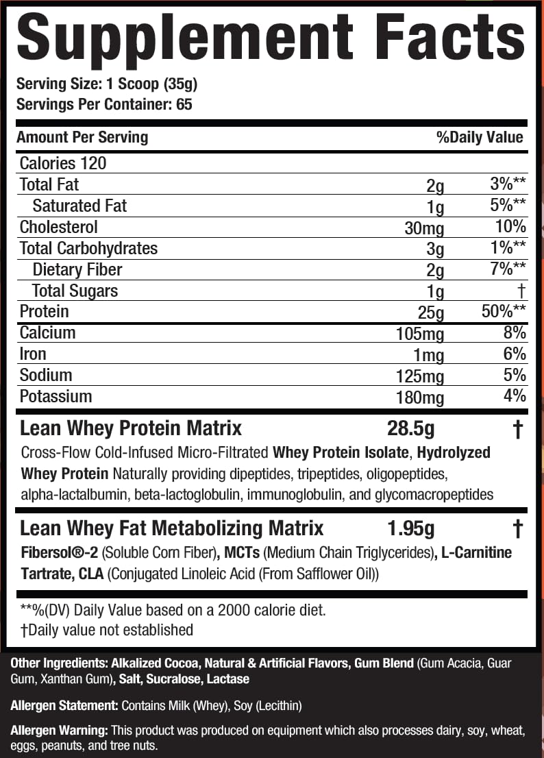Whey Protein Isolate Powder 5lb Chocolate Peanut Butter X2487