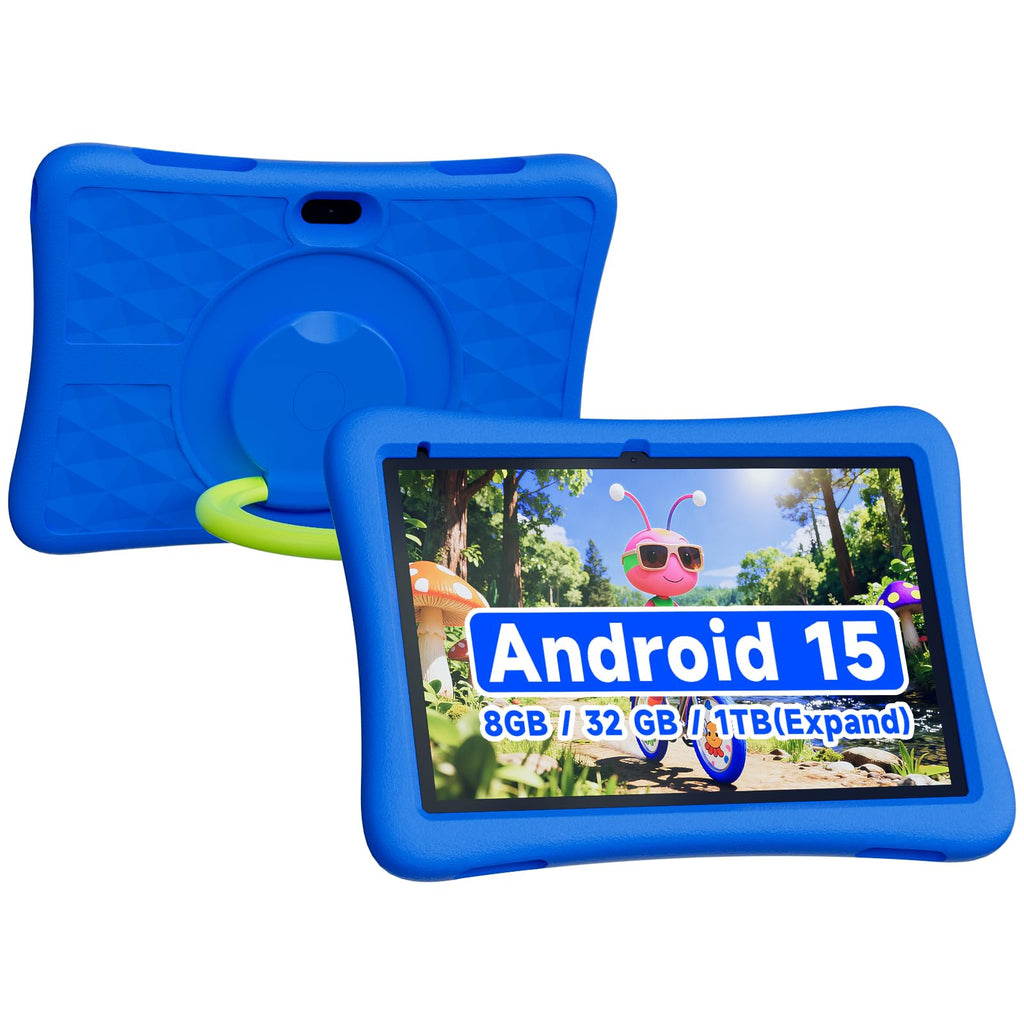 Kids Tablet 10 Inch Android 8GB RAM 32GB ROM Dual Camera 6000mAh with Case X876