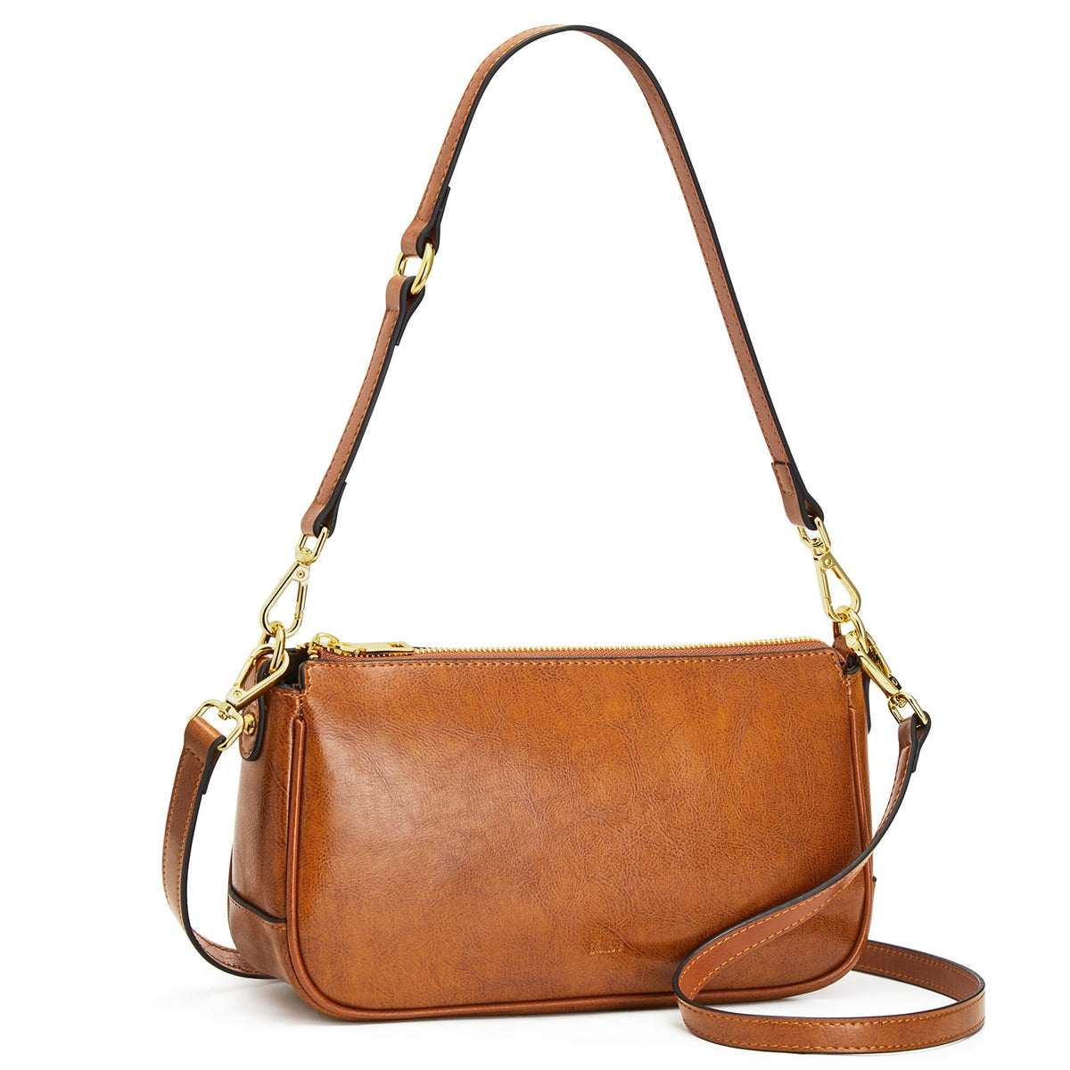 Leather Crossbody Bags with 2 Straps F1633