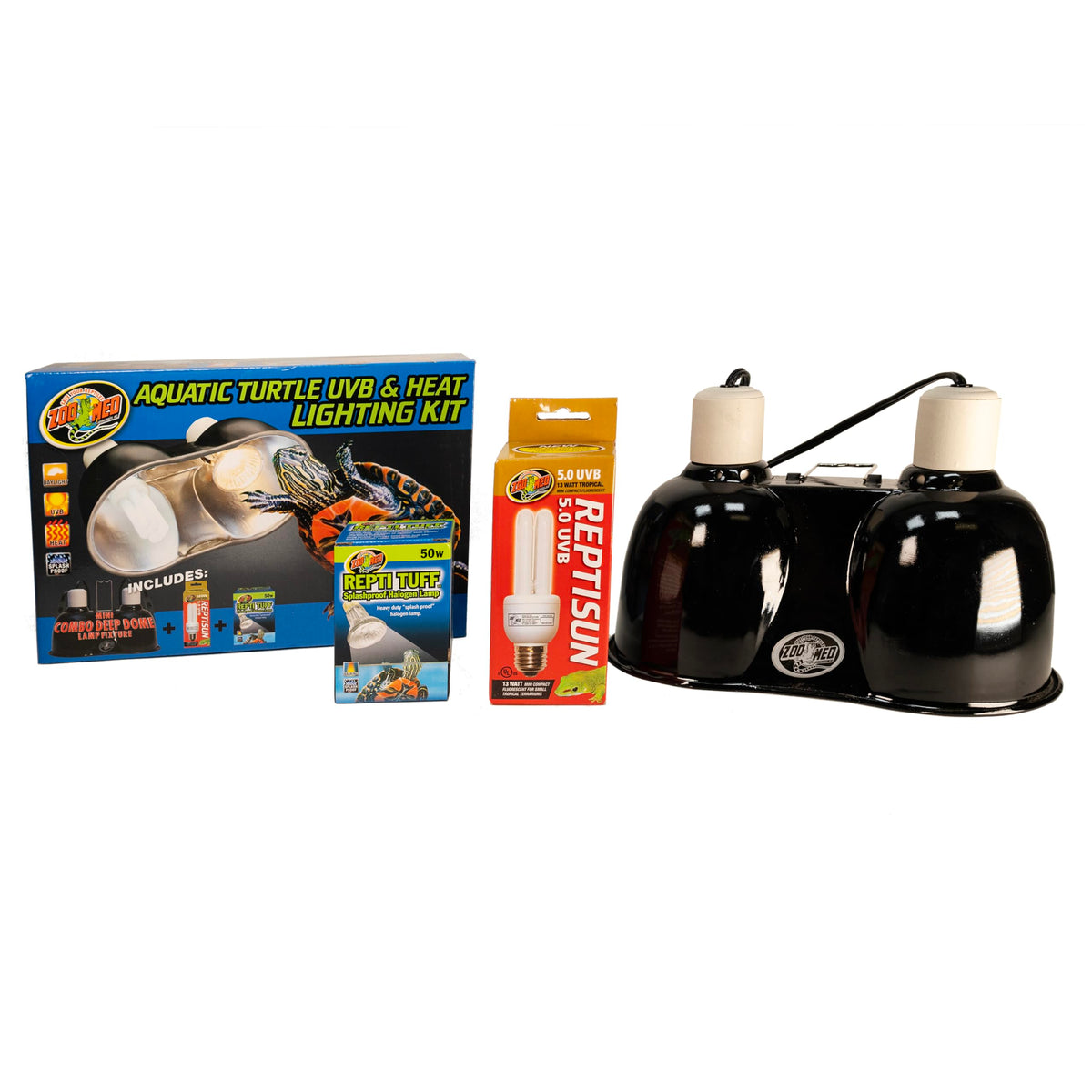 Aquatic Turtle Heat UVB Light Kit I273