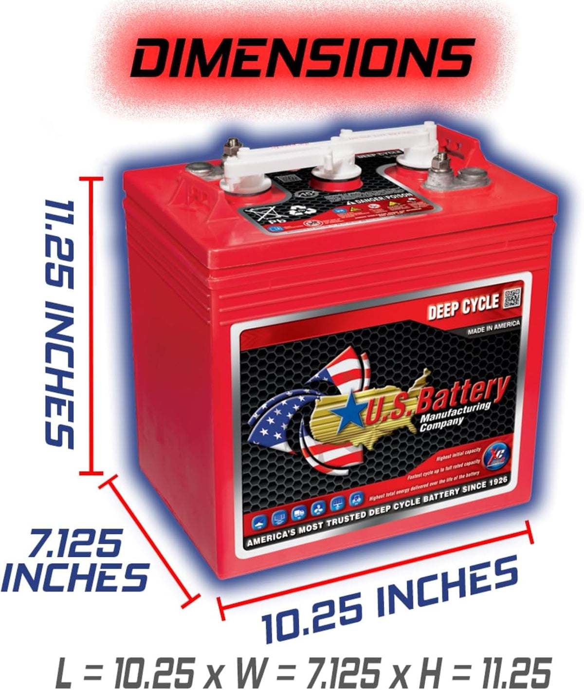 6V 240Ah Flooded Lead Acid Deep Cycle Battery x 4 P9935