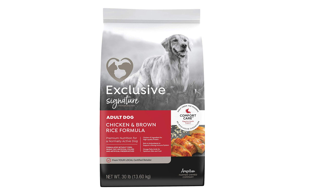 Chicken & Brown Rice Adult Dog Food 30 lb Bag P568