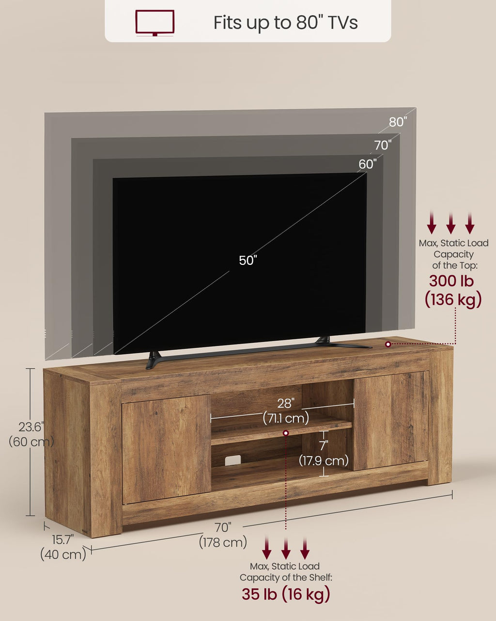 TV Stand with Storage N6153