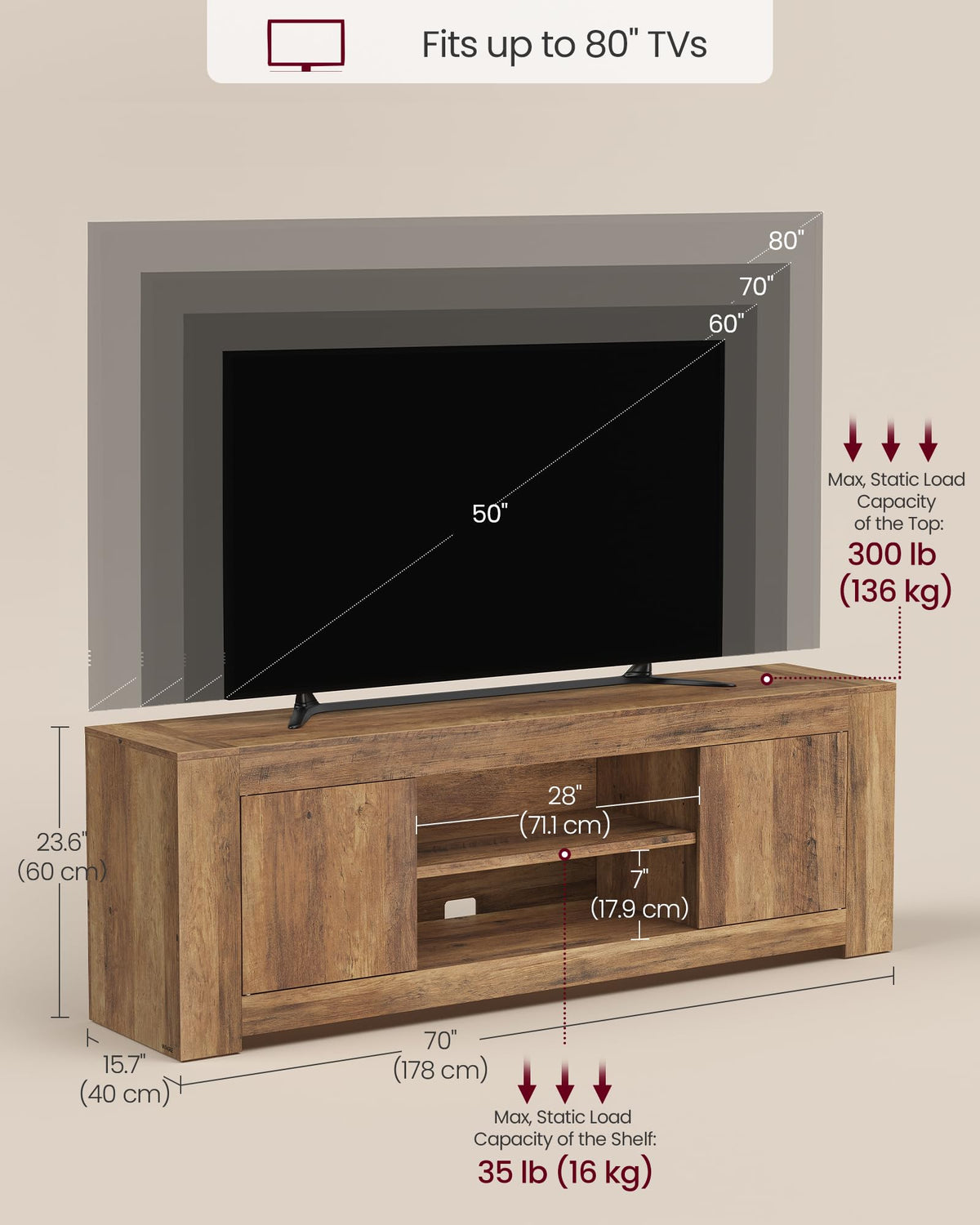 TV Stand with Storage N6153