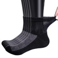Bamboo Viscose Diabetic Socks, Black, Size 10-13, 5 Pairs H23676
