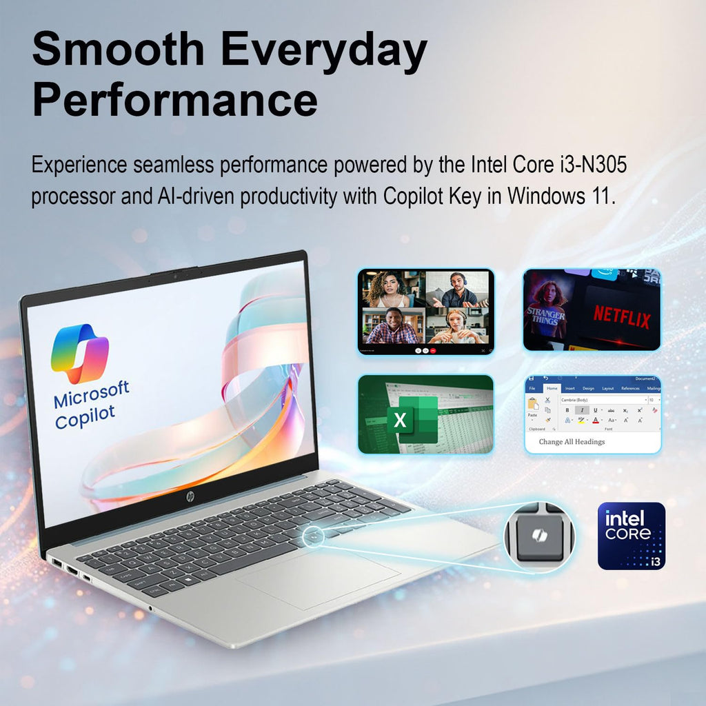 15.6" FHD Touchscreen Laptop Intel Core i3 8GB 256GB SSD I836698
