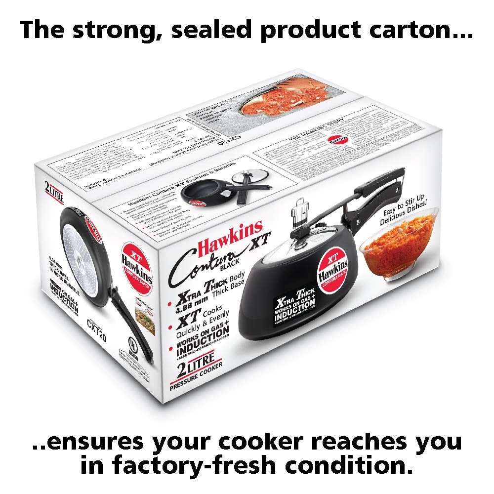 Black 2 Liter Pressure Cooker Z43798