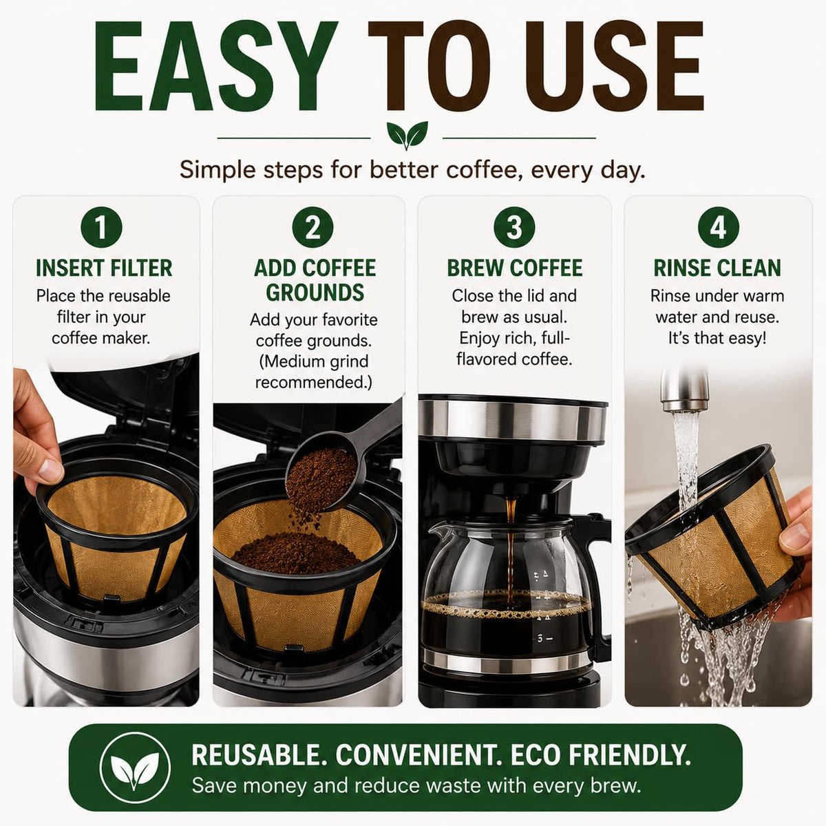12 Cup Reusable Coffee Filter X440503