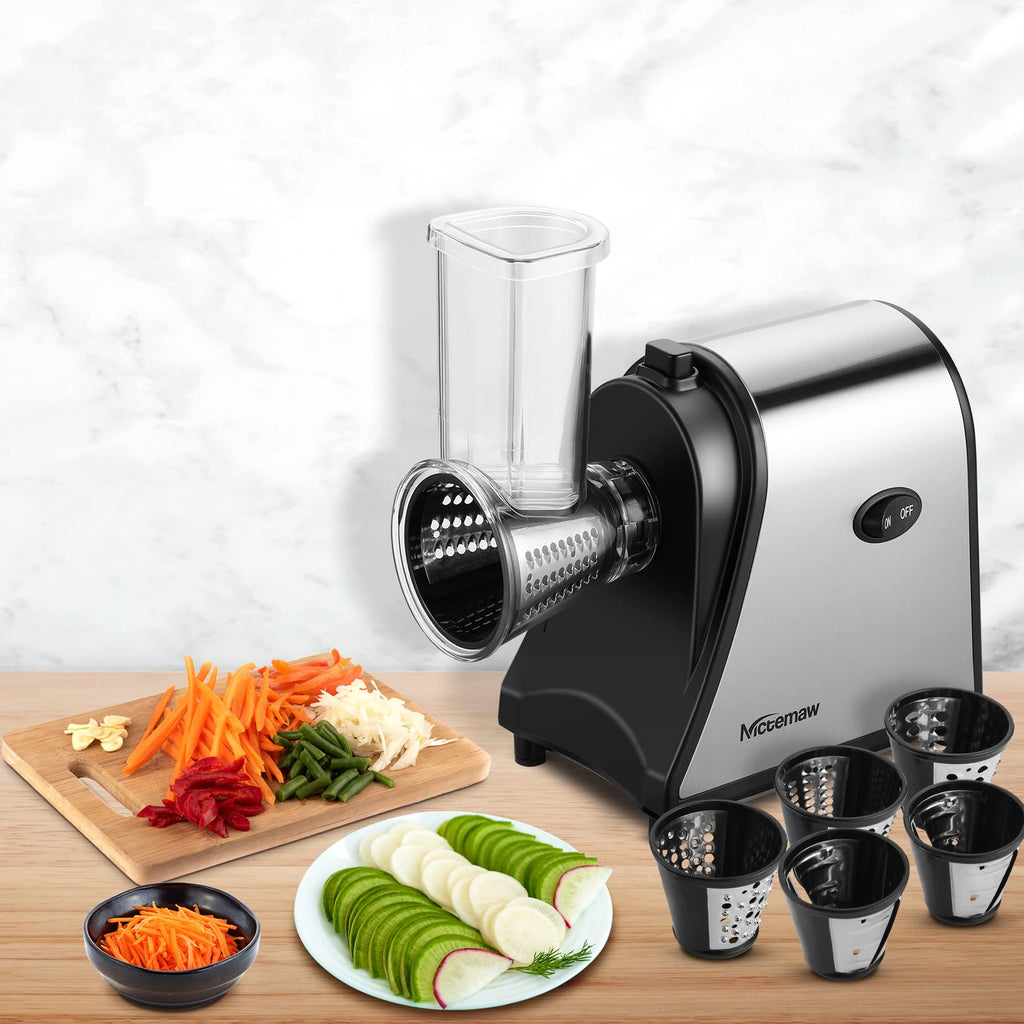 Electric Vegetable Cutter 500 W with 5 Cutting Drums O367877