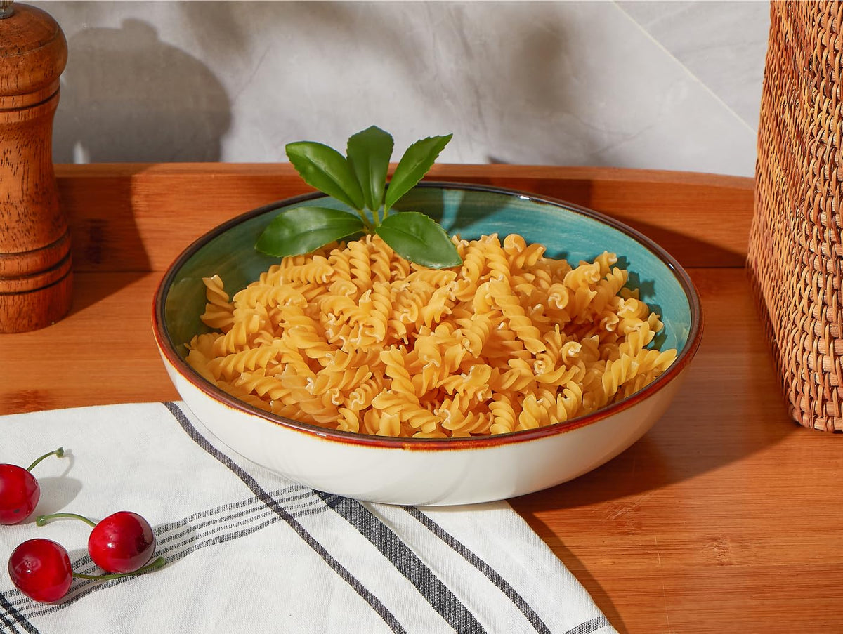 30 Ounce Porcelain Pasta Bowls Set of 4 Assorted Color V604916