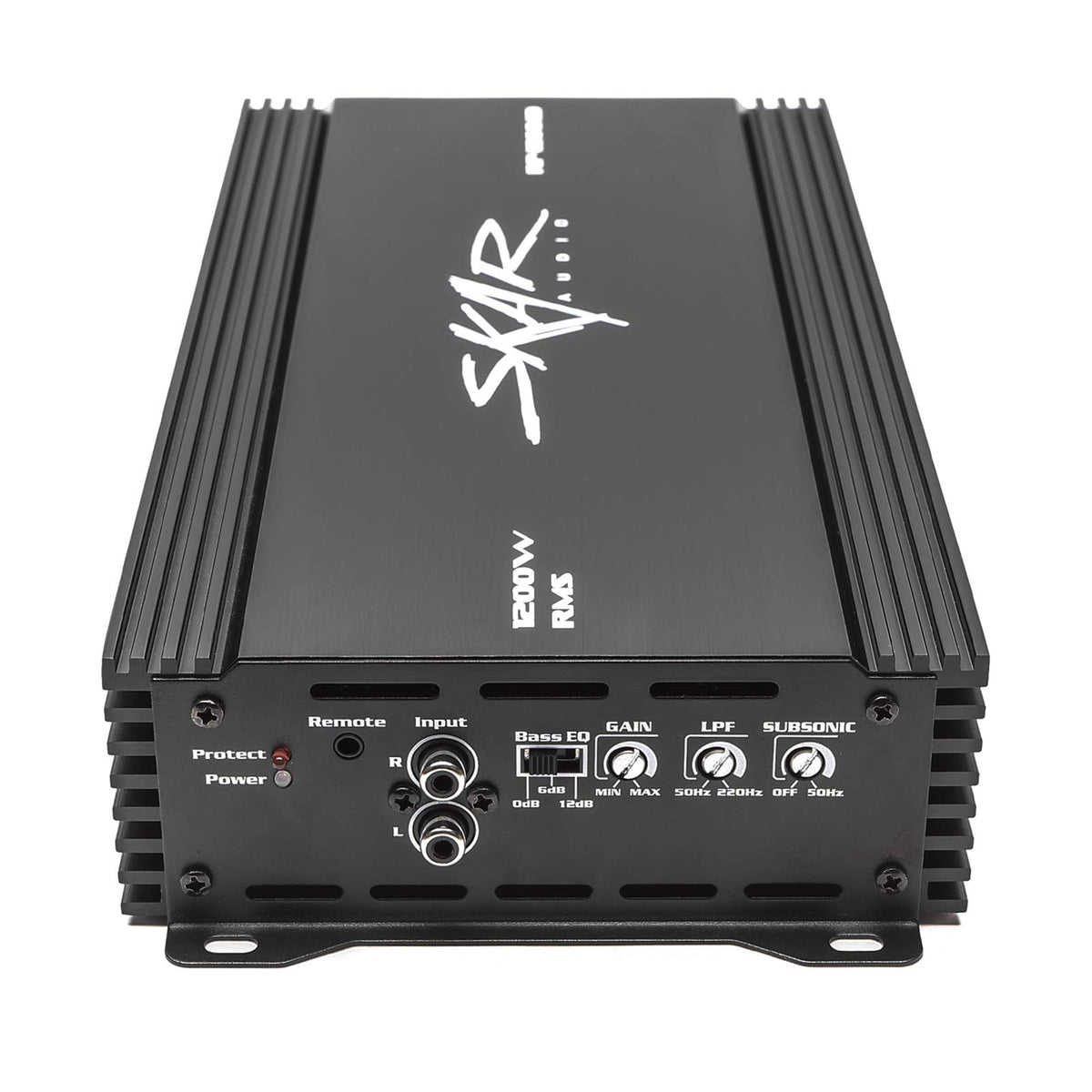 Monoblock Class D MOSFET Amplifier with Remote Subwoofer Level Control, 1200W F79042